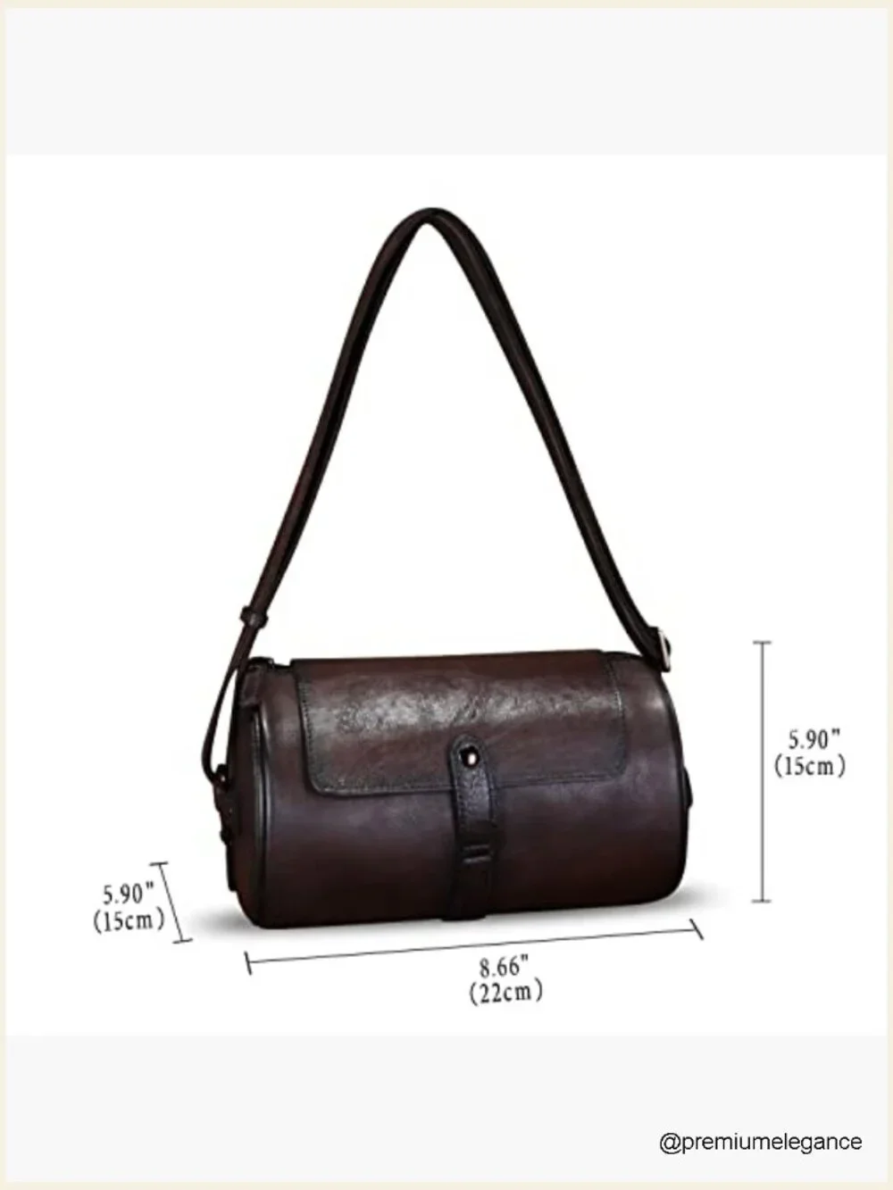 Genuine Leather Crossbody Satchel Vintage Handmade Shoulder Purse Retro Travel